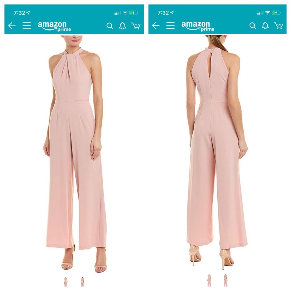 NWOT Julia Jordan pink blush jumpsuit size 2